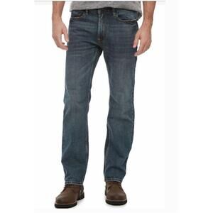 NEW FLAGS & ANTHEM erie nashville straight jean in dark wash